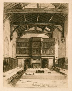 College Hall bij Westminster School door English School