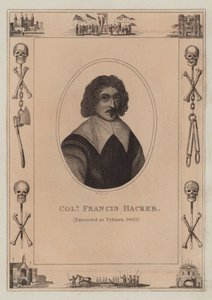 Kolonel Francis Hacker, geëxecuteerd op Tyburn, 1660