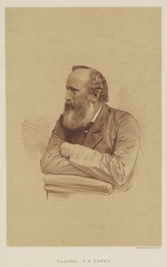 Kolonel J A Cowen (litho) door English School