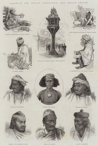 Koloniale en Indiase Tentoonstelling, het Indiase Rijk (gravure) door English School