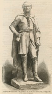 Kolossaal standbeeld van wijlen Generaal Sir Charles James Napier door English School