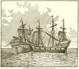 Columbus herovering van de Franse prijs