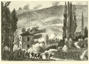 Gevecht bij Chatillon, oktober 1870 door English School