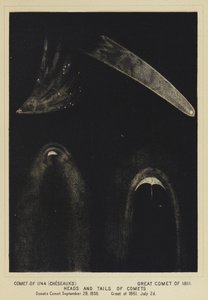 Komeet van 1744 (Cheseaux), Grote Komeet van 1811, Koppen en Staarten van Kometen, Donatis Komeet, 29 september 1858, Komeet van 2 juli 1861