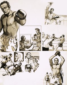 Stripbiografie van Henry Cooper door English School