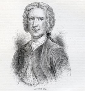 Commodore George Anson, 1e Baron Anson (1697-1762), 1744 door English School