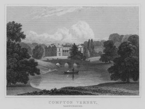 Compton Verney, Warwickshire (gravure) door English School