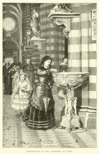 Bevestiging in de kathedraal van Siena