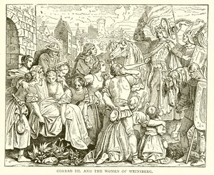 Conrad III en de vrouwen van Weinsberg