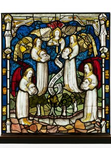 Geconserveerd paneel van het Grote Oostraam in York Minster: 