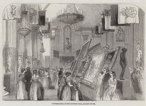Conversatie, in de Egyptische Hal, Mansion House door English School