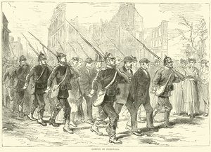 Konvooi van gevangenen, oktober 1870