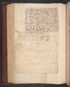 Kopie van een brief van Lady Elizabeth Compton, later gravin van Northampton, aan haar man, Harley MS 7003, f.158v (pen en inkt op papier)