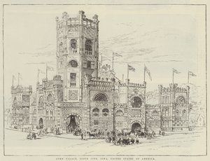 Corn Palace, Sioux City, Iowa, Verenigde Staten van Amerika door English School