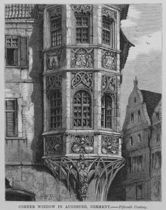 Hoekraam in Augsburg, Duitsland door English School