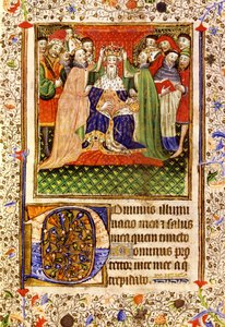 Kroning van koning Edward III op 1 februari 1327