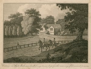 Cottage in Hyde Park waar drugs, enz., worden bewaard voor de reanimatie van verdronken personen