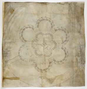 Grondplan van Deal Castle