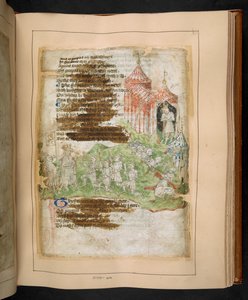 Cotton MS Tiberius A VII/1 fol. 75r, laat 15e eeuw door English School