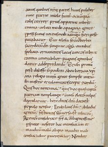 Brief van Alcuin met medeleven over de Vikingaanval op Lindisfarne in 793