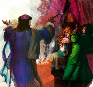 Graaf Caetano voegde een mysterieus poeder toe aan het kokende kwik