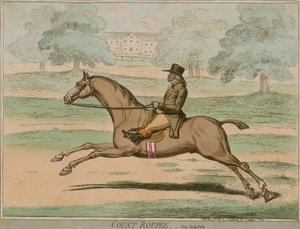 Graaf Roupee, bereden door Paul Benfield in Hyde Park, Londen door English School