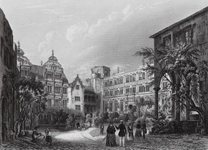Binnenplaats van Heidelberg door English School