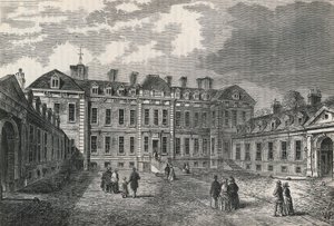 Binnenplaats van Montagu House door English School