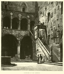 Binnenplaats van het Bargello door English School