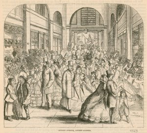 Covent Garden Market, Londen: Middenlaan door English School