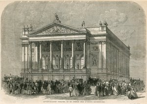 Covent Garden Theatre, Londen - wordt vanavond geopend door English School