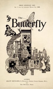 Omslag van The Butterfly Magazine, gepubliceerd 1 maart 1899 door English School