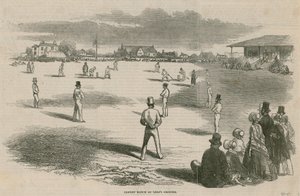 Cricketwedstrijd bij Lords Grounds