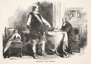 Cromwell en Milton door English School