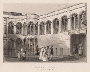 Crosby Hall, Bishopsgate Street, Londen door English School