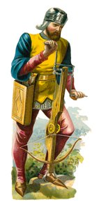 Kruisboogman uit de tijd van koning Edward IV, 1461-1483 door English School