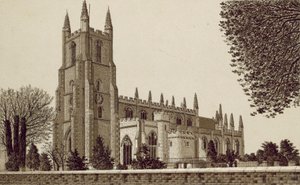 Croydon: Croydon Parochiekerk door English School
