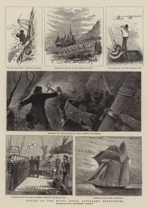 Cruise van de Royal Naval Artillery Volunteers door English School