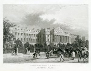 Cumberland Terrace, Regents Park, Londen door English School