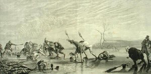 Curling in ca. 1880, uit 