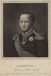 Tsaar Alexander I van Rusland door English School