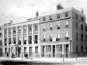 DAlemaine & Co. op Soho Square, 1854 door English School
