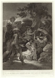D van Monmouth gevangen na de slag bij Sedgemoor door English School