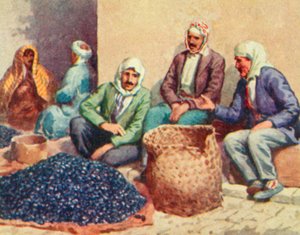Damascus, olijvenverkopers