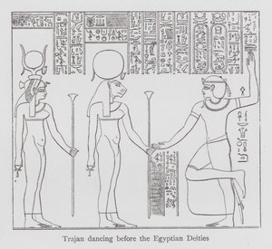 Dansen: Trajan danst voor de Egyptische goden door English School
