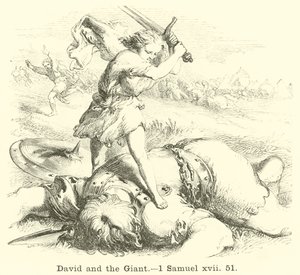 David en de reus, 1 Samuel, xvii, 51