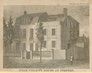 Dean Colets Huis in Stepney door English School
