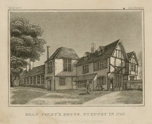 Dean Colets Huis in Stepney door English School