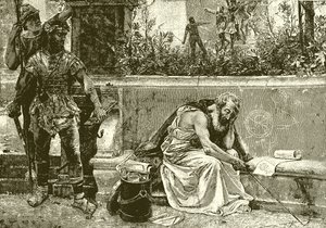 Dood van Archimedes door English School