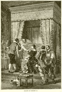 Dood van Hendrik II door English School